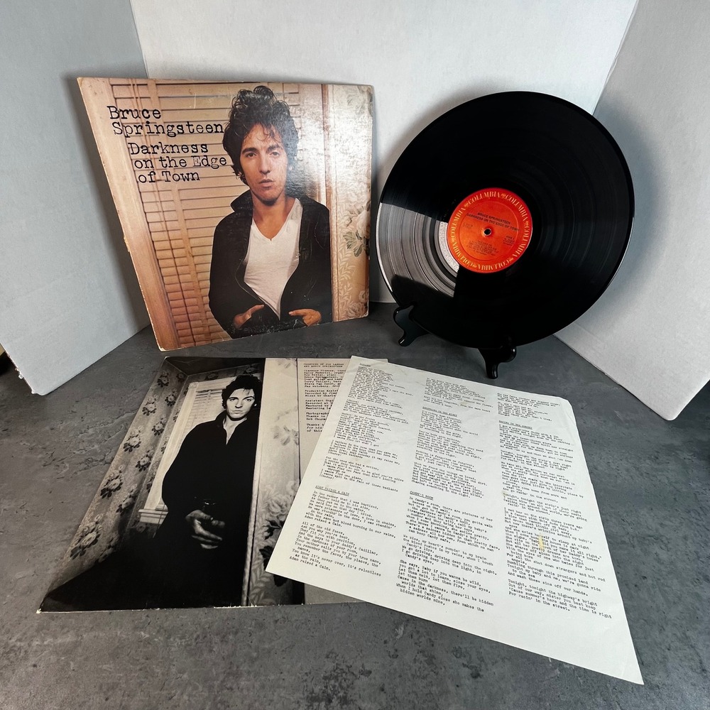 Bruce Springsteen Darkness on the Edge of Town Vinyl LP Columbia JC 35318 1978